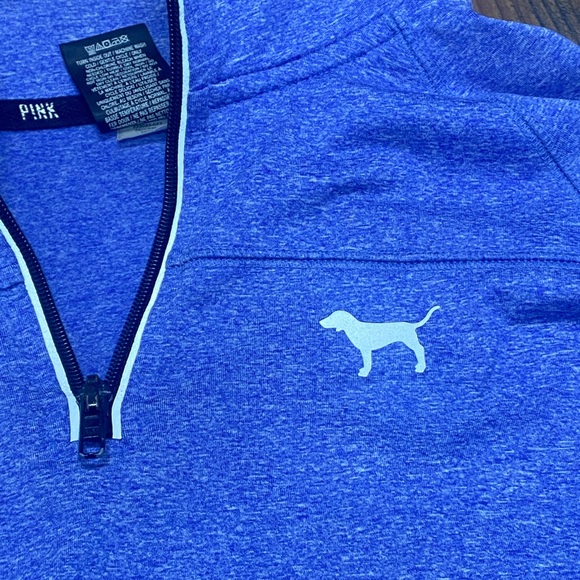 Victoria’s Secret PINK 1/4 Zip Pull-Over Size S/P - Picture 3 of 8